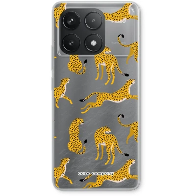 Afbeelding van Case Company® hoesje geschikt voor Xiaomi Redmi K70 Pro Luipaard Soft Cover Telefoonhoesje Bescherming aan alle Kanten en Schermrand