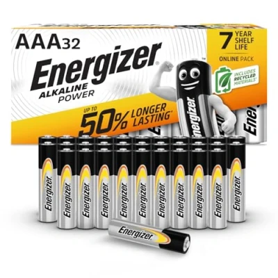 Afbeelding van Energizer batterijen AAA, alkaline Power, 32 stuks (Amazon Exclusive)