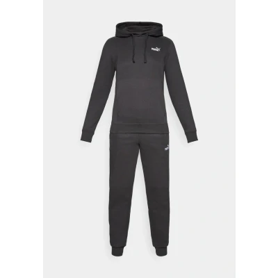 Afbeelding van Puma Hooded SUIT SET Trainingsbroek, Dames, Maat: XXL, Black