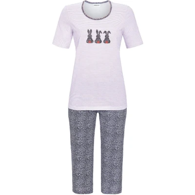 Afbeelding van Ringella Summerstripes Pyjama 3211228 Powder Blue 40