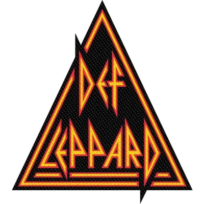 Afbeelding van Def Leppard Patch Logo Cut Out Multicolours