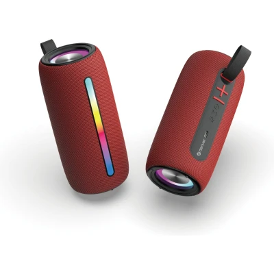 Afbeelding van Denver Bluetooth Speaker Draadloos Lichteffecten Muziek Box AUX TWS Pairing BTL360 Rood