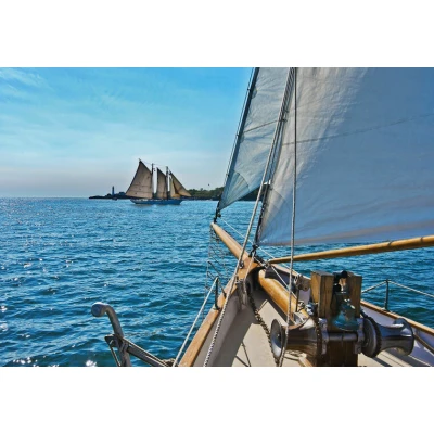 Afbeelding van Komar Fotobehang Sailing 368x254 cm (breedte x hoogte), inclusief pasta (set)