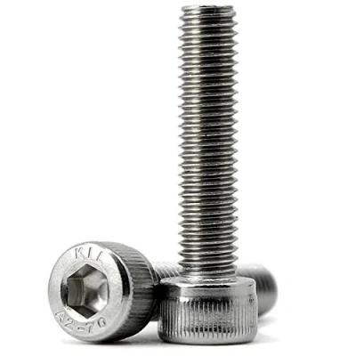 Afbeelding van (8 stuks) M8 x 80 mm binnenzeskantschroef 304 roestvrij stalen cilinderschroeven met binnenzeskant volledige schroefdraad