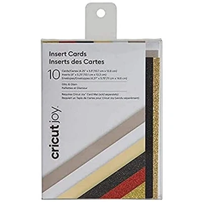 Afbeelding van Cricut Glitzer &amp; Glam Kaartenset Taupe, Crème, Wit