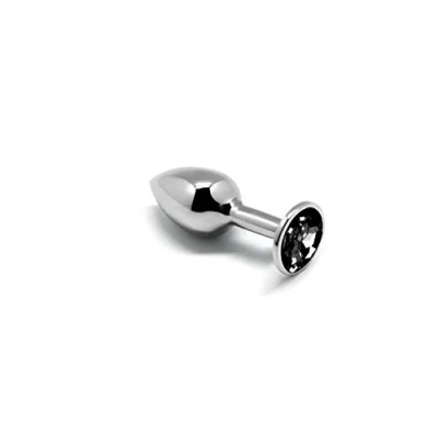 Afbeelding van Butt Plug with Black Jewel Size S