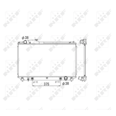 Afbeelding van Radiateur NRF 53584