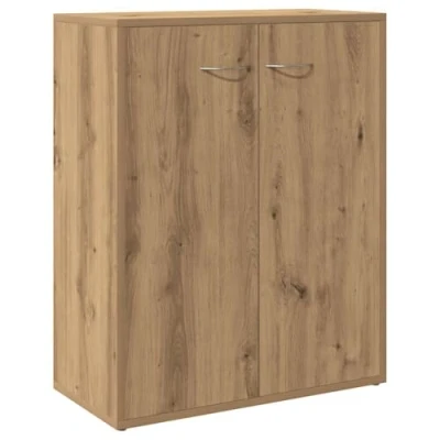 Afbeelding van vidaXL Dressoir 60x30x75 cm bewerkt hout artisanaal eikenkleur