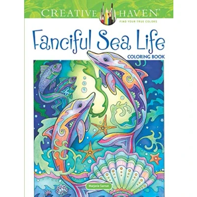 Afbeelding van Creative Haven Fanciful Sea Life Coloring Book
