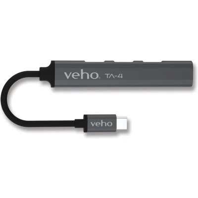 Afbeelding van Veho TA 4 USB C port A Mini hub VAA 650 TA4