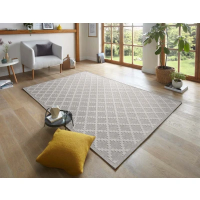 Afbeelding van Scandinavisch Vloerkleed Dawn Grijs 77x150 Cm