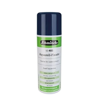 Afbeelding van Schmincke Aquarel fixatief, spuitbus, 300 ml, 50 403 040, eindfixatief voor aquarelschilderijen, kleurloos, sneldrogend
