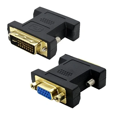 Afbeelding van VMOJO DVI naar VGA adapter I 24+5 stekker HD15 bus converter digitaal analoge