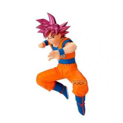 Afbeelding van Banpresto Goku Super Saiyan God Dragon Ball Match Makers, 12 cm, meerkleurig, BP29200P, verzamelfiguur, optimaal voor anime fans