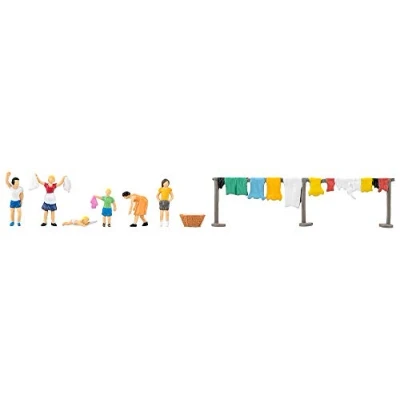 Afbeelding van Faller Washday FA151602 modelbouwsets, hobbybouwspeelgoed voor kinderen, modelverf en accessoires