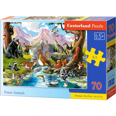 Afbeelding van Castorland Forest Animals 70pcs