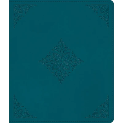 Afbeelding van ESV Journaling Bible (Trutone, Deep Teal, Fleur De Lis Design)