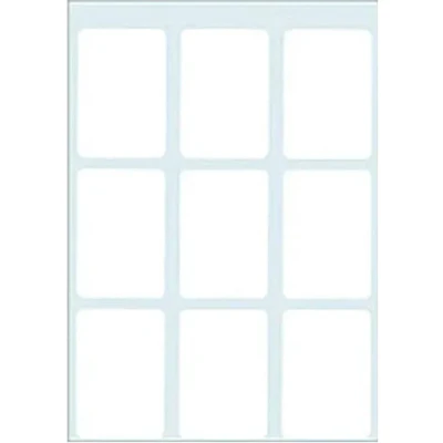 Afbeelding van Etiket HERMA 3752 24x35mm wit 63 stuks Blister a 7 vel 10