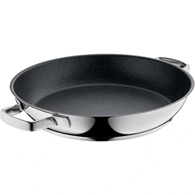 Afbeelding van WMF Permadur Advance serveer /braadpan, inductie, 32 cm, roestvrij stalen pan, Cromargan staal, ovenvast