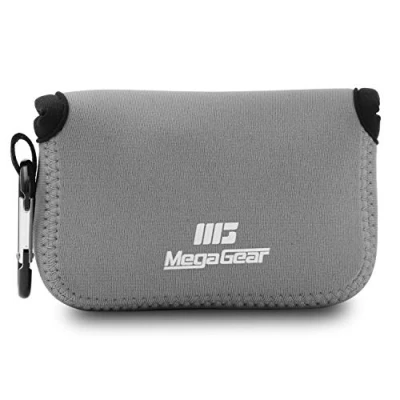 Afbeelding van MegaGear Mg718 Ultralichte Cameratas van Neopreen Compatibel met Panasonic Lumix Dc Tz95, Tz90, Dmc Tz100, Grijs