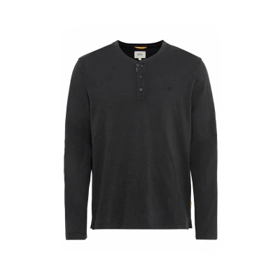 Afbeelding van camel active Longsleeve asphalt, Heren, Maat: 3XL, Asphalt