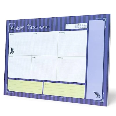 Afbeelding van Grupo Erik A3 Weekplanner Wednesday Bureauplanner met 54 afscheurbare vellen Tafelkalender