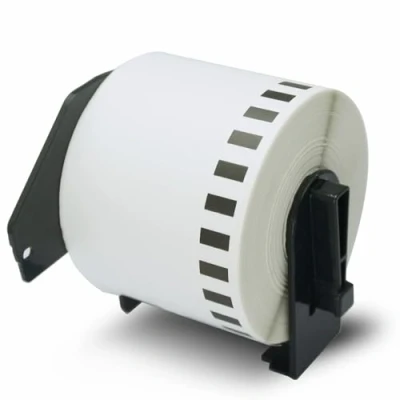Afbeelding van BETCKEY Compatibel met Brother DK 22205 doorlopend etiket van 62 mm x 30,48 m, 1 rol herbruikbaar houderframe voor QL1050 QL1060N QL500 QL550 QL560 QL570 QL600 QL700 QL710W QL720NW QL 1100