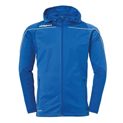 Afbeelding van Uhlsport Stream 22 Trainingsjas Met Capuchon Azuur Blauw Wit Maat L
