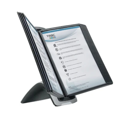 Afbeelding van Bureaustandaard Durable 5855 Sherpa Style 10 tassen zwart