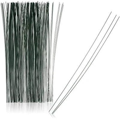 Afbeelding van COM FOUR® 250x tuindraad groen draad gecoat voor planten binddraad handwerk, modelleer en bevestigingsplanten 300 x 0,8 mm (250 stuks mm)