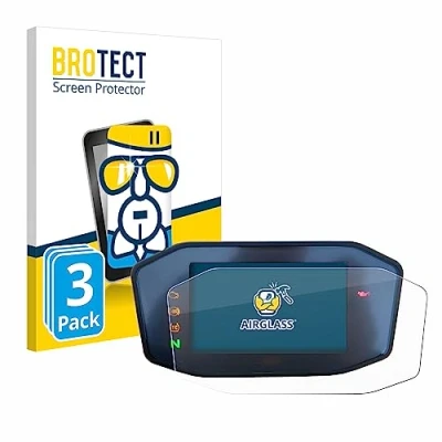 Afbeelding van BROTECT Screenprotector voor KTM 890 Duke R 2020 TFT Screen Folie Beschermfolie Beschermglas transparant (3 Stuks)