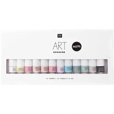 Afbeelding van Art Gouache Set Pastel 12 x ml