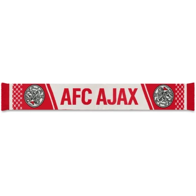 Afbeelding van Ajax Sjaal Rood Wit AFC oud logo