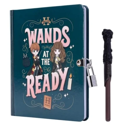 Afbeelding van Harry Potter: Wands at the Ready Lock &amp; Key Diary