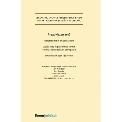Afbeelding van Preadviezen 2016