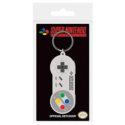 Afbeelding van Nintendo SNES Controller Rubber Sleutelhanger
