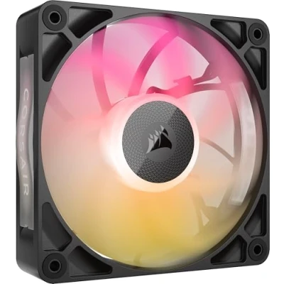 Afbeelding van CORSAIR iCUE LINK RX120 MAX RGB 120mm PWM Dikke Fan Hoge Statische Druk Magnetic Dome Lager Enkele Ventilator Zwart