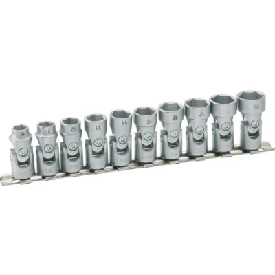 Afbeelding van Hazet 880G/10H Kniegewrichtsleutelinzetset 3/8 (10 mm) 10 delig