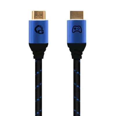 Afbeelding van OEHLBACH GAMING New Game Blue HDMI 2.1b kabel, Ultra High Speed gecertificeerd, 8K @60Hz, eARC, ALLM, VRR, DSC, compatibel met PS5, Xbox Series X/S, Nintendo Switch, pc, zwart, 1 stuks