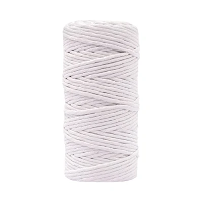Afbeelding van Vaessen Creative Macrame Touw Wit 3mmx100m