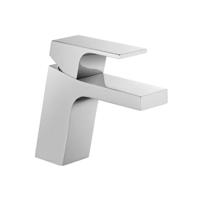 Afbeelding van Wastafelmengkraan Sapho Latus 1 hendel Recht 13.2 cm Chroom