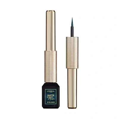 Afbeelding van L&#039;Oréal Paris Matte Signature Eyeliner 04 Emeraude