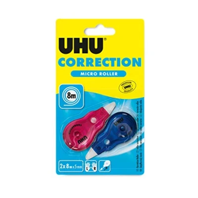 Afbeelding van UHU 4026700357158 correctie film/tape 8 m Meerkleurig 2 stuk(s)