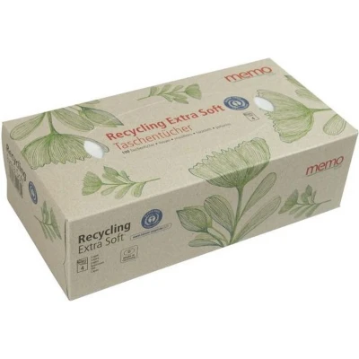 Afbeelding van Memo Tissues Recycling Extra Soft 100st.