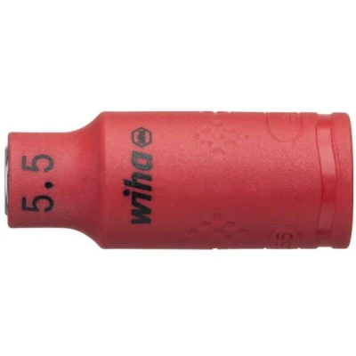Afbeelding van Wiha 246225 Dopsleutelinzet geïsoleerd 1/4&quot; buitenzeskant 5.5 mm x 42 43090