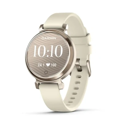 Afbeelding van Garmin Lily 2, Dames smartwatch, Stijlvol ontwerp, Activity tracker, 18 sport apps, 5 dagen batterij, Slaap tracking, Cream Gold (Gereviseerd)