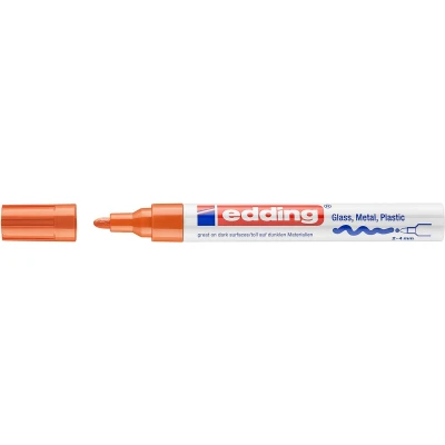 Afbeelding van edding 750 glanslakmarker oranje 1ST 2 4 mm / 9 006