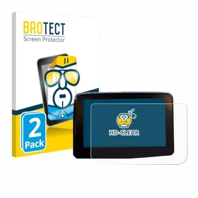 Afbeelding van BROTECT (2 Stuks) Schermbeschermer voor Mazda 2 BJ 2024 Screen Protector Transparant
