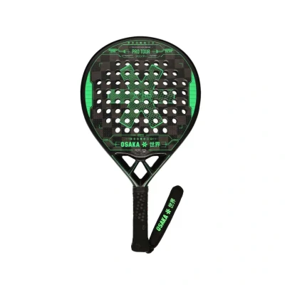 Afbeelding van Osaka Pro Tour Padel Racket Black Green Zwart