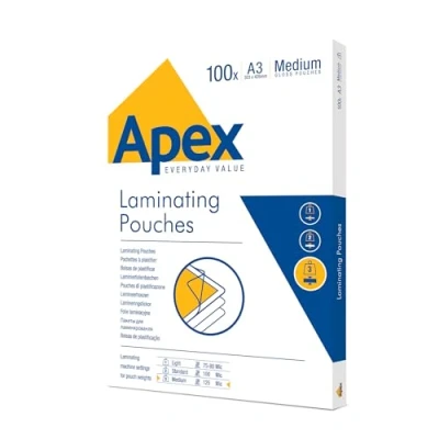 Afbeelding van Fellowes Apex lamineerfolie A3 Light Duty 100PK 75Micronmm